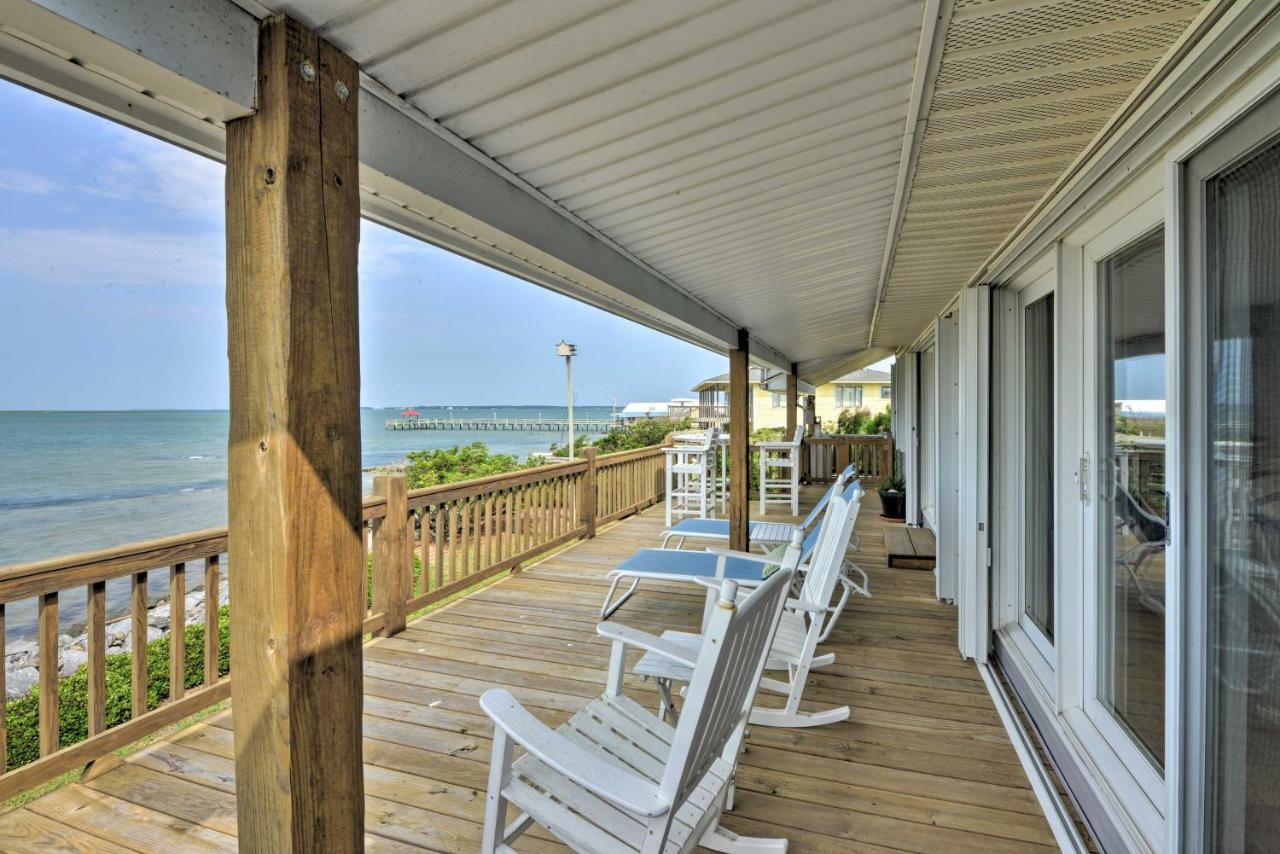 Waterfront Harkers Island Home Sunset View And Dock Luaran gambar