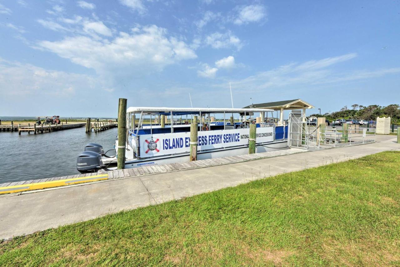 Waterfront Harkers Island Home Sunset View And Dock Luaran gambar